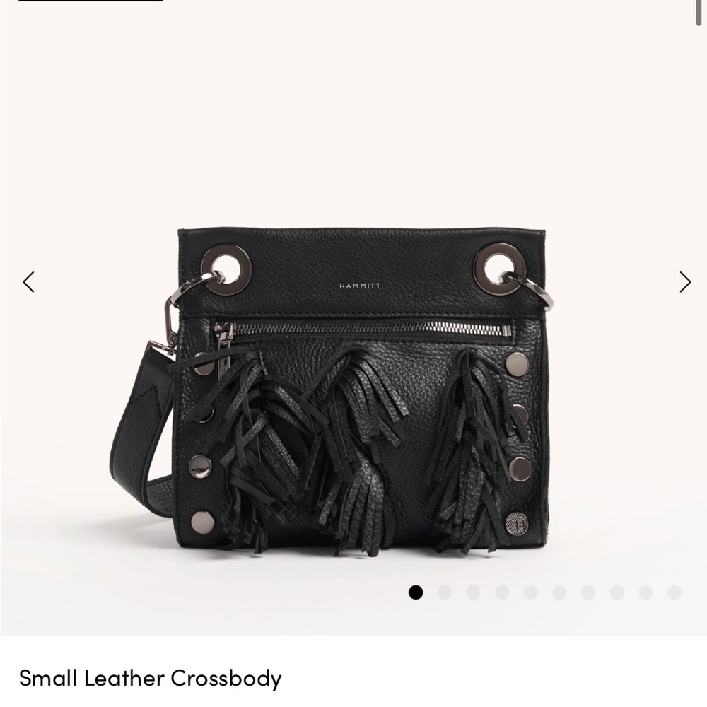 Hammitt Black Leather Crossbody Bag